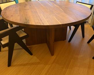 Table with chairs view.