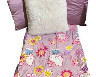 2024 Hello Kitty Comforter and Pillows 