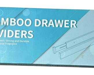 NEW Bamboo Drawer Dividers 
