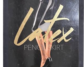 Honey Birdette Latex Pencil Skirt 