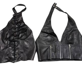 Elegant Moments Leather Tops 