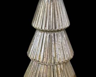 Silver Glass Christmas Tree 