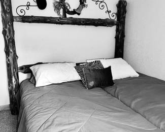 King cedar bed post only - bed not included . 