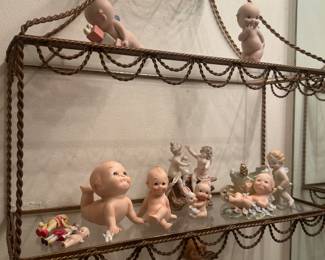 Vintage porcelain Kewpie dolls