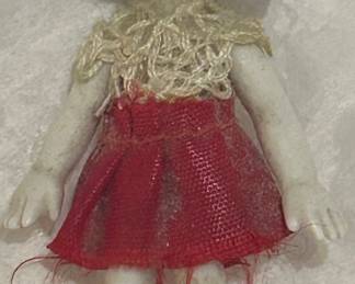 Vintage miniature bisque doll, likely German