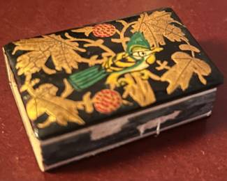 Vintage match box holder