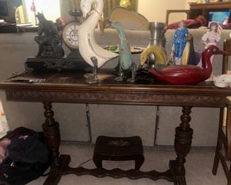 Large vintage/antique sofa or entry table