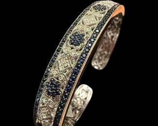 Sapphire and Diamond Bracelet