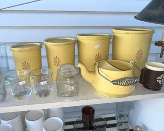 VINTAGE TUPPERWARE CANNISTERS