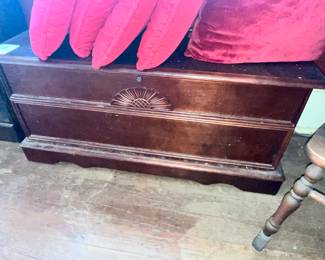 OLD BLANKET CHEST