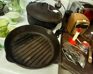 LOTS OF NICE CAST IRON!