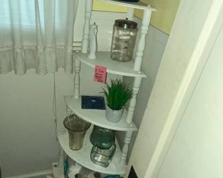 CORNER WHAT-NOT SHELF