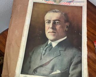 WW1 VINTAGE WOODROW WILSON PICTURE