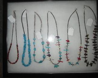 Turquoise and Fetish Necklaces