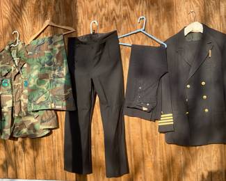 Navy Cracker Jack navy blues trousers, officers uniform