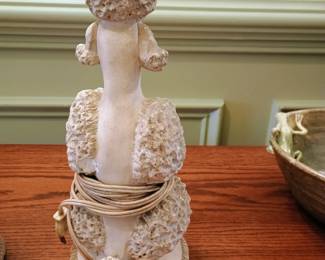 Phyllis Morris Hollywood Regency poodle lamps...signed......just a few knicks/chips.  These were only made for a few years in the early 1950's.