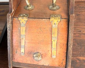 Antique coal box