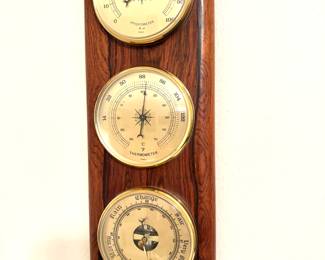 Vintage weather station