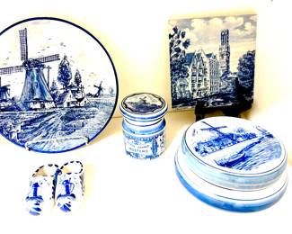Vintage Delft Blue accessoires