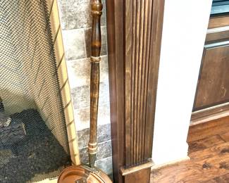 Antique copper bed warmer