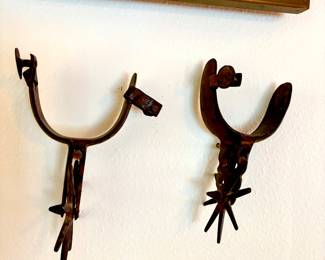 Vintage metal spurs