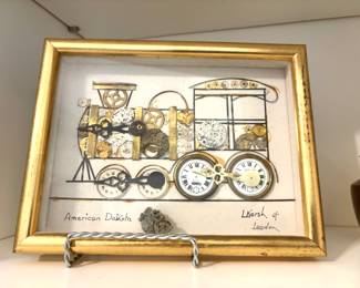 Vintage watch collages by L. Kersh