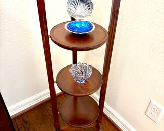 Antique folding cake stands