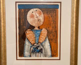 Boulanger signed lithographs with certificates