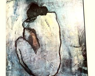 Picasso "Blue Nude" mounted print