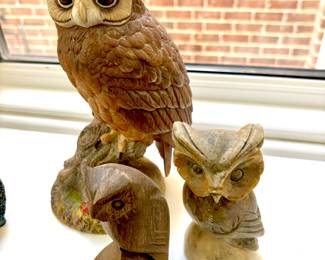Large owl collection
