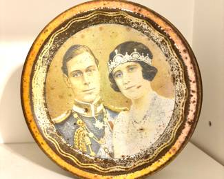 Vintage George V1 coffee tin