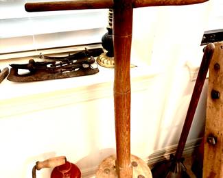 Antique wood wash dolly