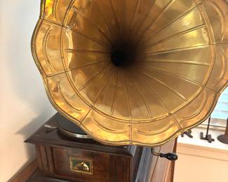 Vintage "His Masters Voice" gramophones