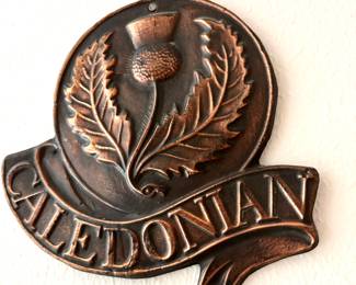 Caledonian Insurance Co fire insurance plaque