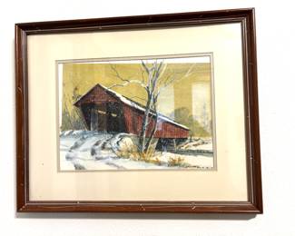 Limited edition print "Winter Crossing"