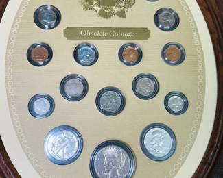 Coins in collection, also various old coins (singles) 