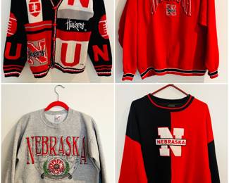 Vintage Husker apparel. 