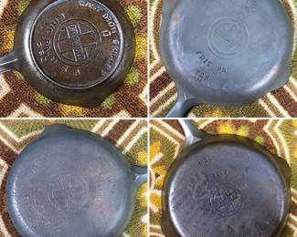 Vintage Griswold cast iron skillets 