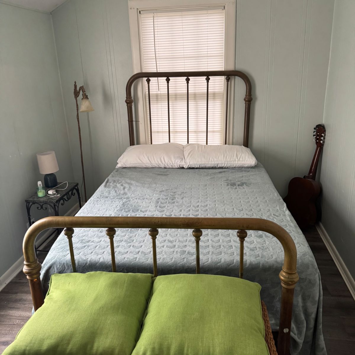 Full size Brass and iron Bed with Mattress