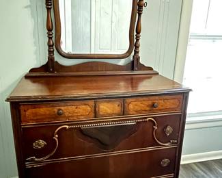 Antique Inlaid Dresser