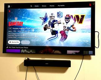 50" Samsung Tv Bose Sound Bar