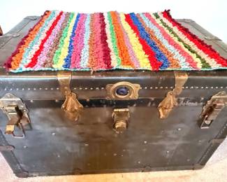 Vintage Butterfield Steamer Trunk