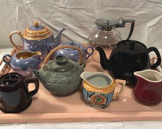Teapots Creamers Vintage  Newer