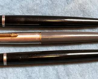 Trio of Parker Pens