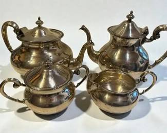 A. Torres Vega Sterling Silver Tea Set