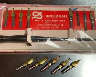 Speedball No 8 Art Pen Set Ink