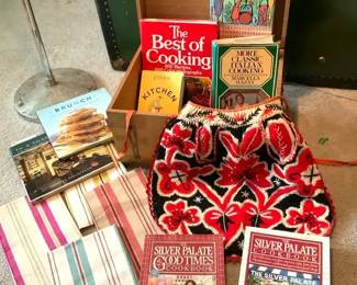 Cooking Baking Books, Apron  Hand Towels