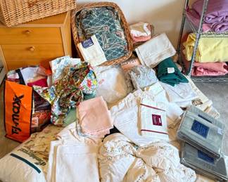 Reseller Lot A Huge Collection of Linens 