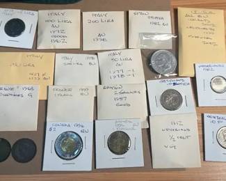 Coins A Collection of European Coins