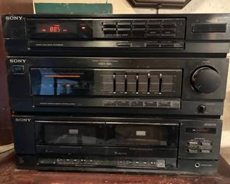 Sony HST190 Stereo And Speakers